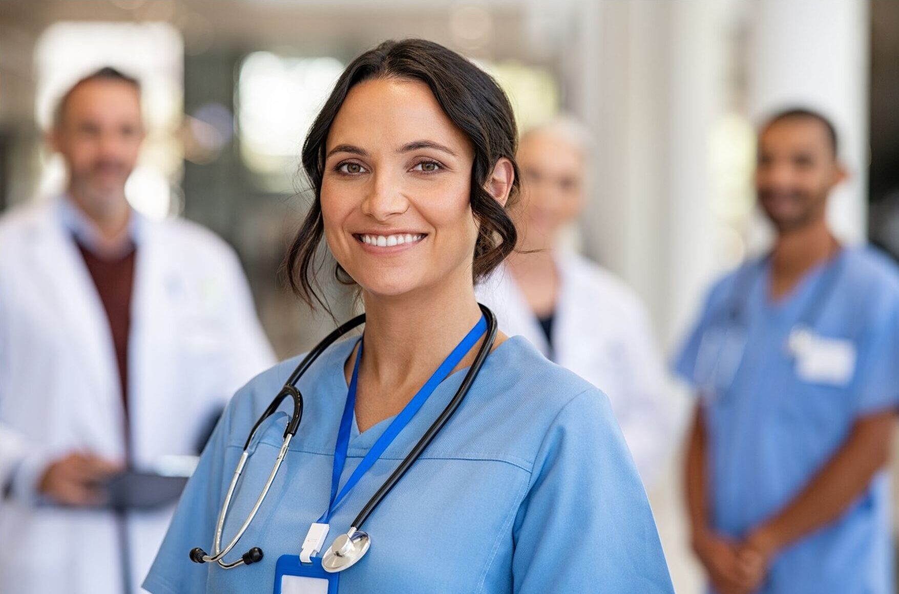 nurse posing